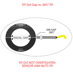 8 Tooth Drive Shaft Ring Gap Instructions