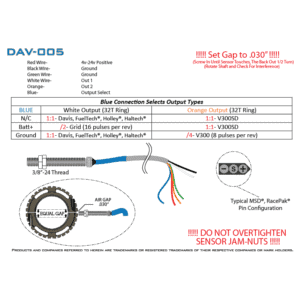 DAV-005 Instructions